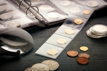 numismatics, collect old coins - 201390263