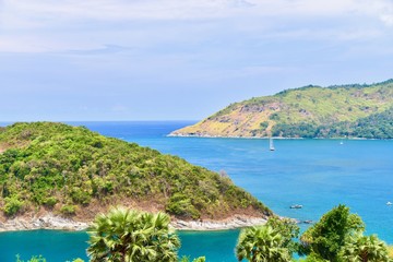 Scenic View from Laem Promthep Viewpoint in Phuket, Thailand