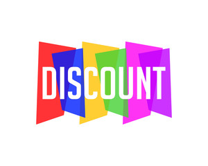 Fototapeta premium discount letter vector icon