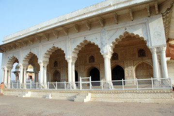 Fototapeta premium Agra, Rajasthan, le Fort rouge d'Agra, Inde