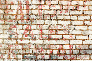 Old Brick Wall for Background