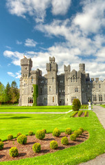 Medieval Ashford castle and gardens - Co. Mayo - Ireland © kwiatek7