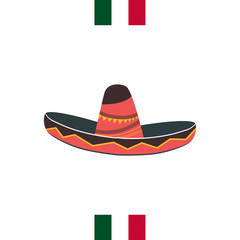 16 de Septiembre (16th of September) Mexican Independence Day icon. fieastas patrias. EPS 10 vector.