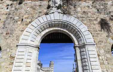 Porta Nuova in Pisa, Italy