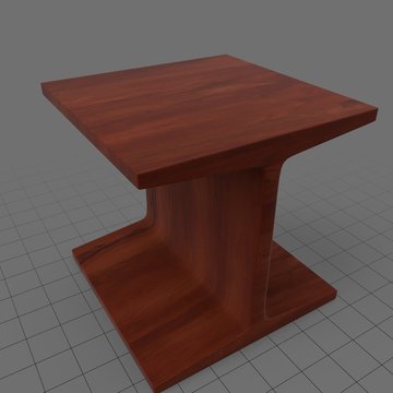 Wooden side table