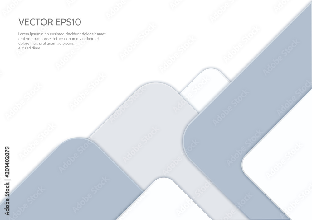 Poster abstract background with the effect of three-dimensional layers.