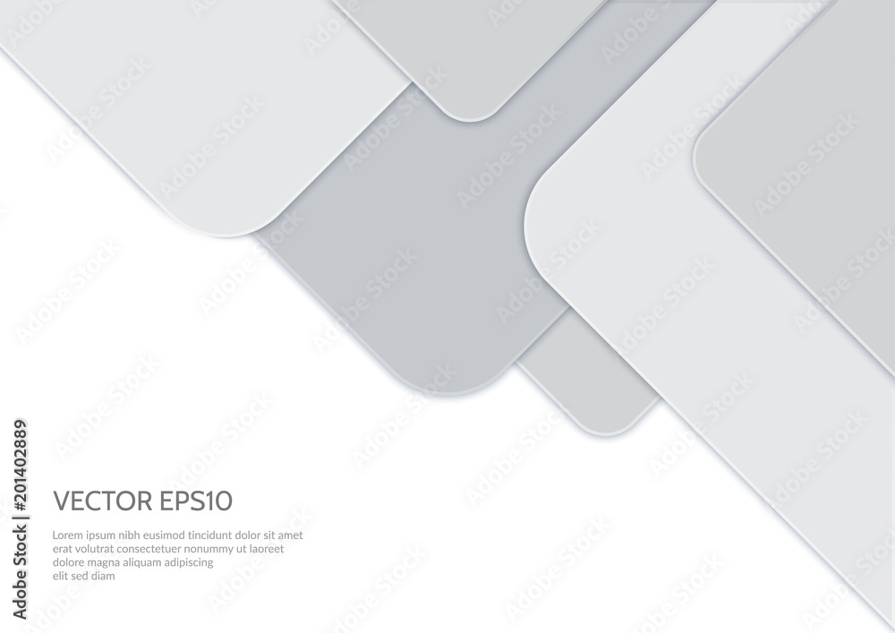 Poster abstract background with the effect of three-dimensional layers.