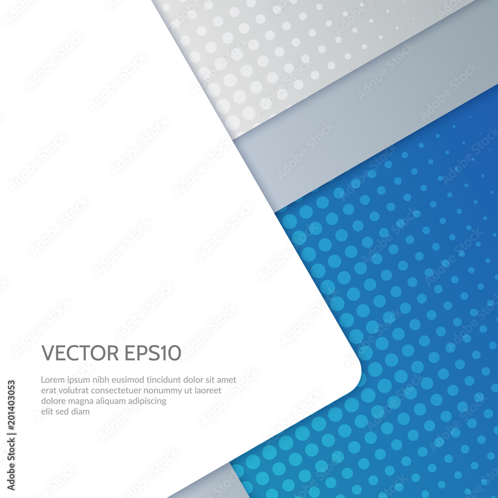 Poster abstract background with the effect of three-dimensional layers.