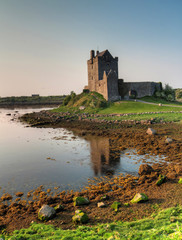 Dunguaire castle at sunset, Co. Galway, Ireland