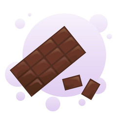 Sweet chocolate vector illustration