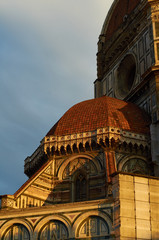 Obraz premium Closeup of Cathedral at sunrise, Florence, Italy.
