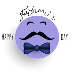 International men's day. Mustache male with a bow tie.