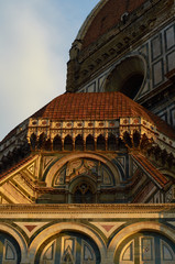 Cathedral at sunrise (portrait), Florence, Italy