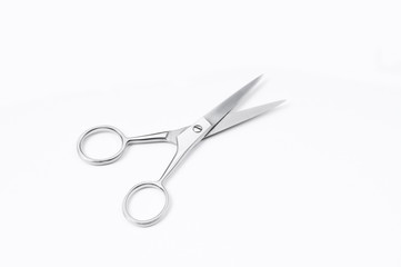 scissor barber hair 3d illustration white isolated