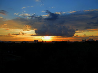 The old sewing machine. Vintage