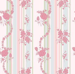 shabby background with floral ornament