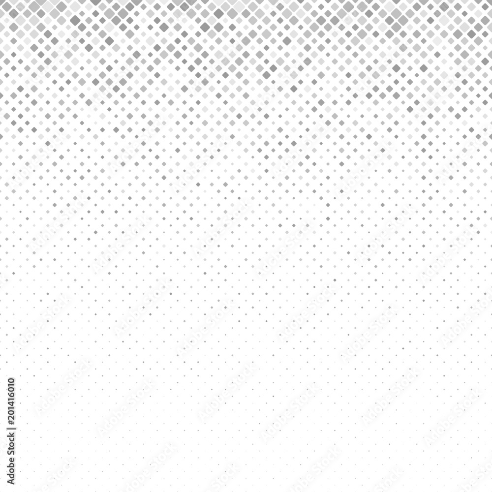 Poster geometrical abstract rounded square pattern - vector mosaic tile background design