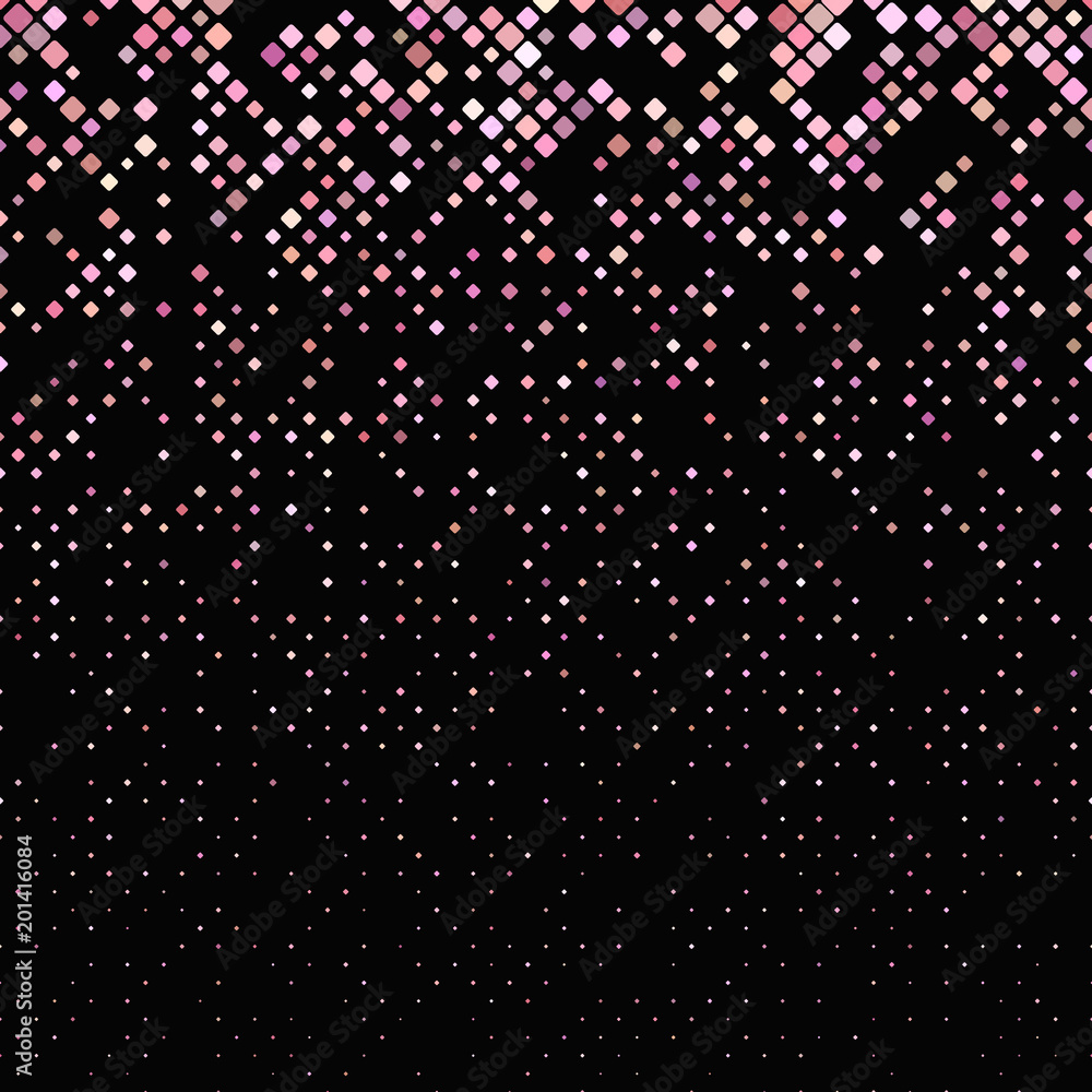 Poster geometrical diagonal rounded square pattern background - vector design
