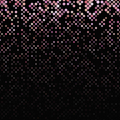 Geometrical diagonal rounded square pattern background - vector design