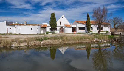 Typical Gardian house in Saintes Maries de la Mer - Camargue - Provence - France © claudio968