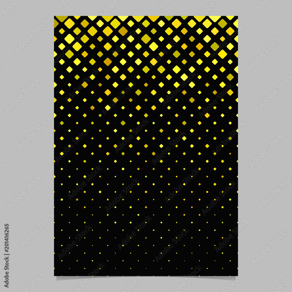Poster Geometric diagonal square pattern background poster template - vector graphic design