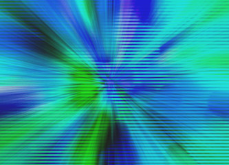 Abstract background green explosion