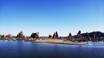 Panorama of the coast of Wakayama Prefecture, Japan