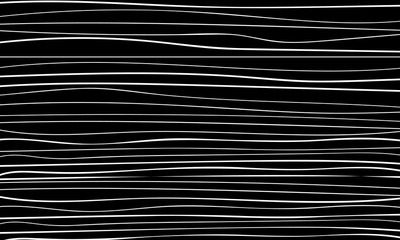 white freestyle drawing lines on black background for table or cover use