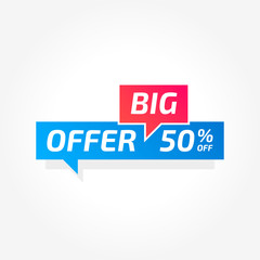 Big Offer 50% Off Commercial Tag