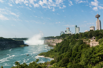 Fototapeta na wymiar Niagara Falls on the Canadian side