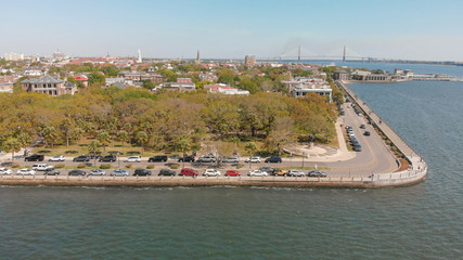 Aerial view of Charleston