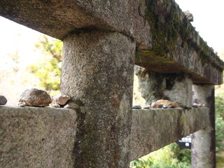 Stones on a Torii
