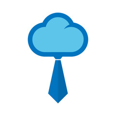 Cloud Job Logo Icon Design