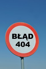 Błąd 404