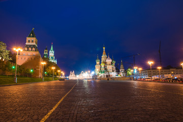 St. Basil's Cathedral on Red Square in Moscow