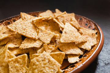 nachos or chips, tortilla, chilaquiles mexican food