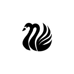 swan logo vector