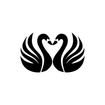 swan logo vector