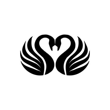 swan logo vector