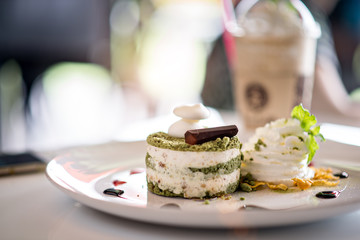 Matcha Green tea cake