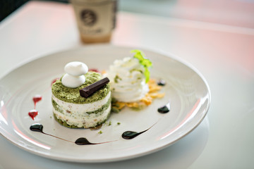 Matcha Green tea cake