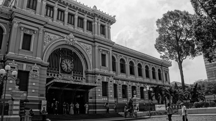 Post office in Ho Chi Minh City, Vietnam