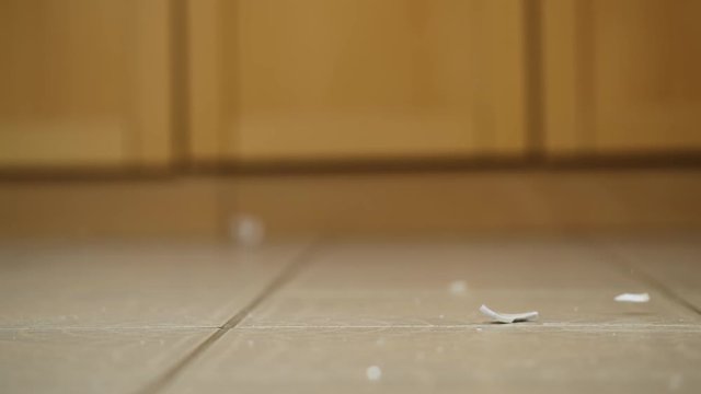 Cup hitting the ground