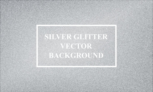 Silver bling bling glitter vector background