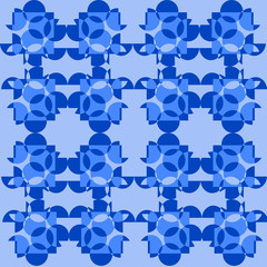 pattern blue illustration