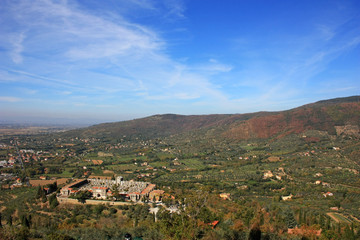 Obraz premium Valley in Tuscany, Italy