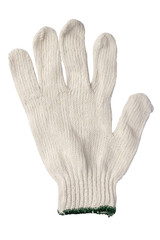 cotton glove isolated on white background