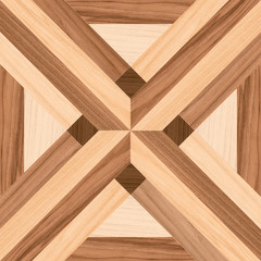 Wood texture background, X shaped, seamless pattern, Geometric wooded tile