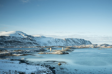 Connected Bridges in Lofoten one of the signature structure in Norway