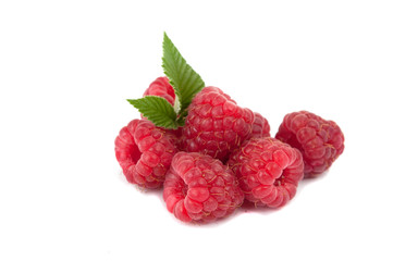 Tasty rose raspberry fresh food